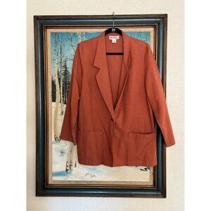 Rust colored blazer